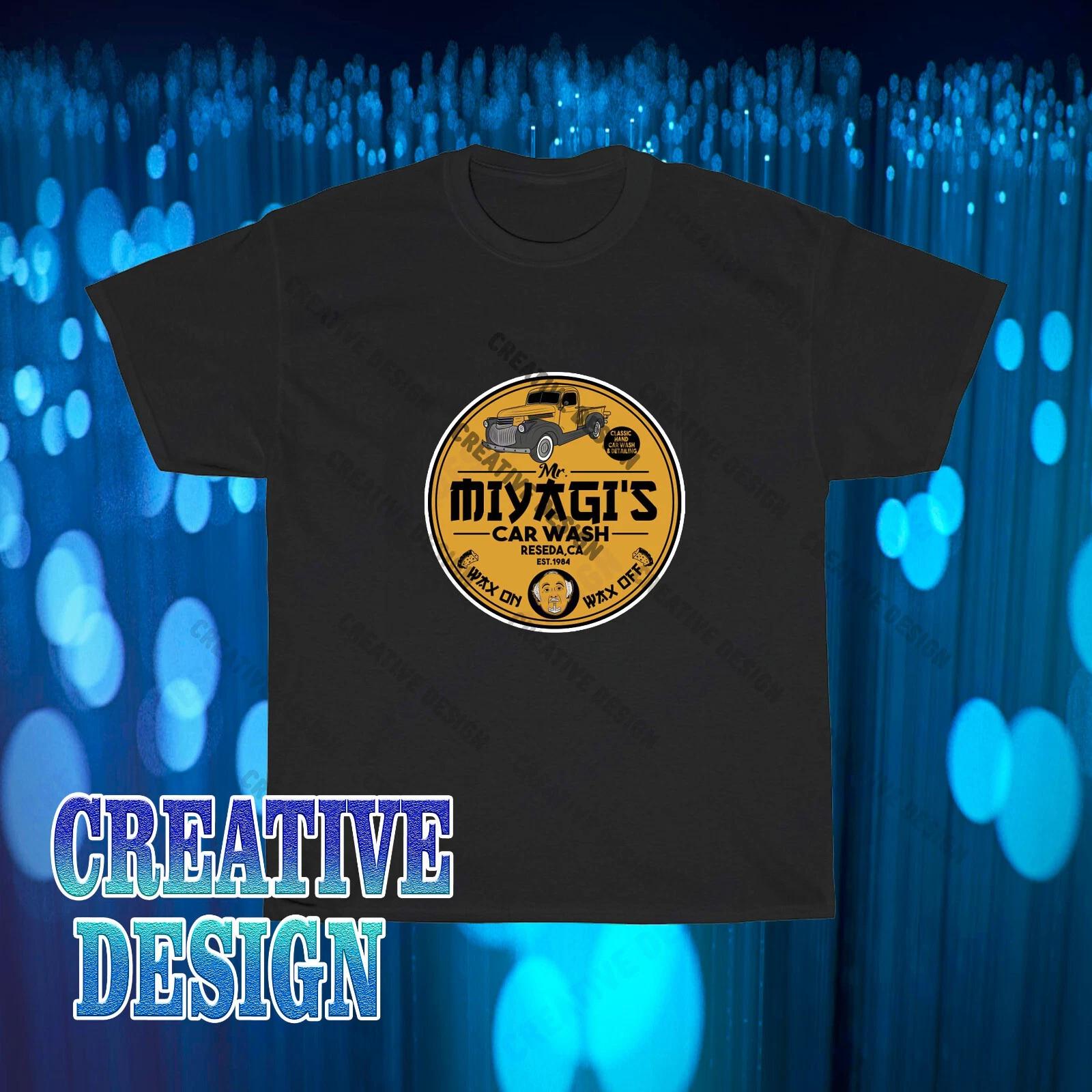 

Brand New Karate Kid Mr Miyagi s Car Wash Wax On Wax T-Shirt Funny Size S to 5XL S