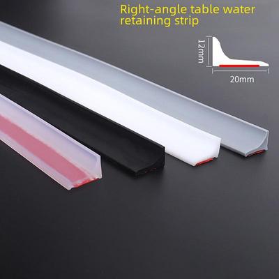 Silicone Self-Adhesive Water Retaining Strip for Countertops, Bathrooms, Toilets, Sinks, and Kitchens