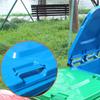 240L Commercial Plastic Recycling Waste Bin with Lid