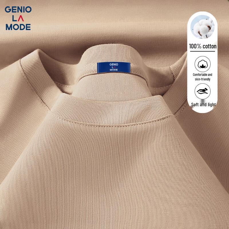 GENIOLAMODE Men s Solid Color Short Sleeve T-Shirt 3XL