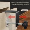 2Pcs/set Heavy Duty Drawer Front Clamp Metal Desk Mounting Clamp for Woodworking Fixed Repair Home Improvement
