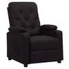 Recliner Chair Black Artificial Leather