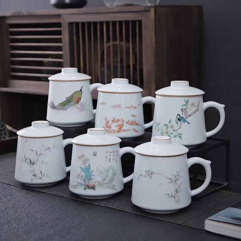 Jingxun Ceramic Tea Infuser Mug Set