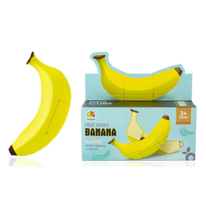 

3x3 фруктовый волшебный кубик, лимон, апельсин, банан, персик, груша, скоростной куб, детские развивающие игрушки-головоломки banana
