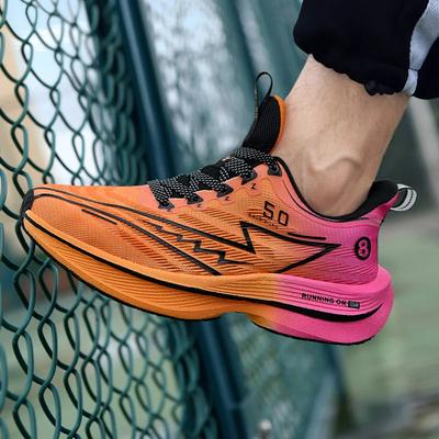 Sports Shoes Unisex Sneakers Light Anti-Slip Training Shoe New Men's Carbon Plate Running Shoes Soft Cushion Shock Absorbing