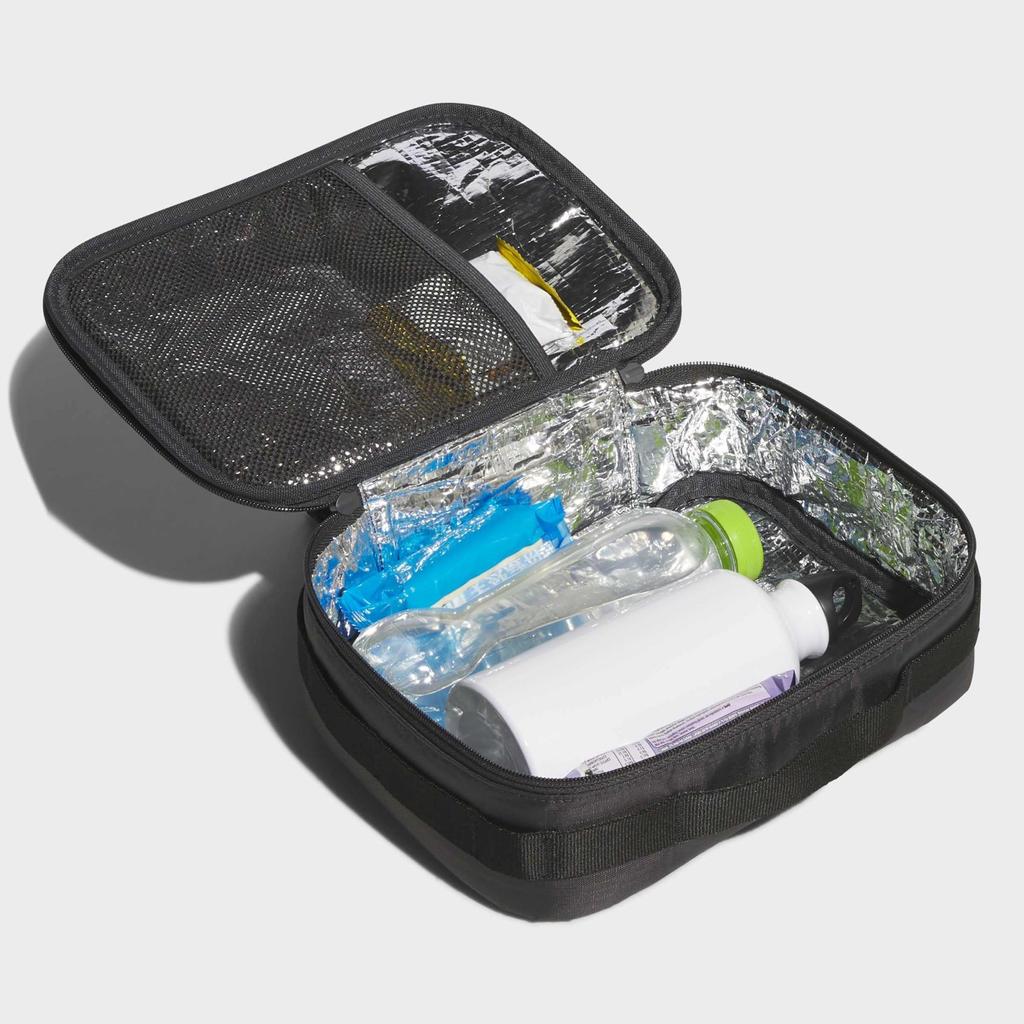 Adidas Cooler Bag Unisex Small, Adult, DM645, Carbon/White/Carbon (JZ2147)