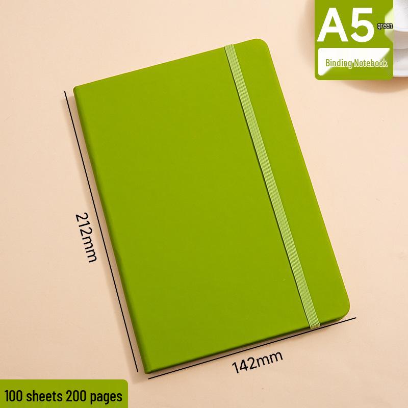 A5 Ribbon-Tie Planner & Journal: Custom Logo High-Value Stationery Gift
