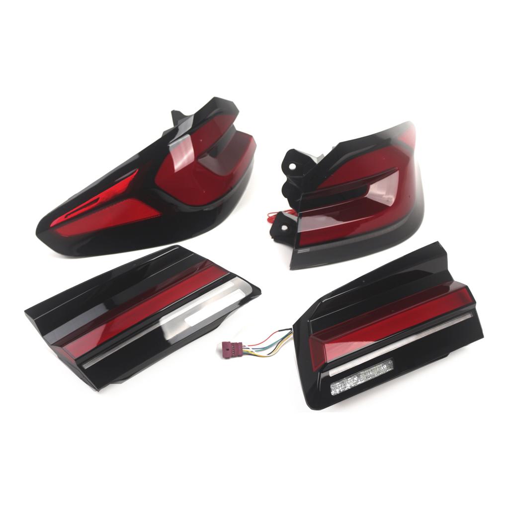 L&R Red LED Tail Lights Rear Lamp Assembly For BMW 5 Series G30 G38 2018-2020