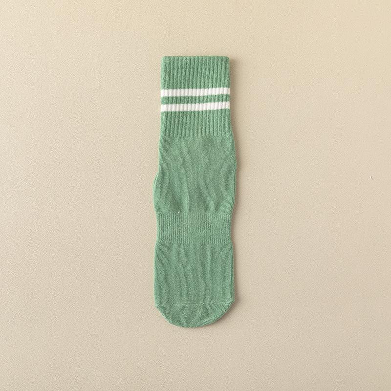 

5 пар носков для йоги, женские нескользящие носки, женские чулки, впитывающие пот, чулки для бега 5 Pairs зелёный