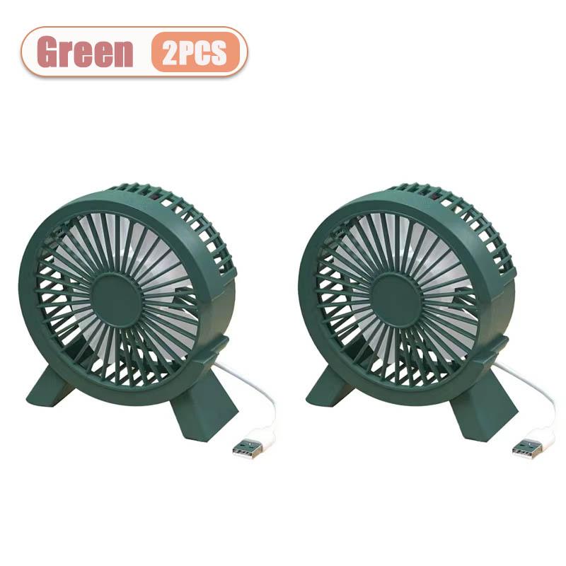 1/2/4PCS Quiet Desktop Fan for Students High Velocity Small Table Fan with USB Powered for Dormitory Bedroom Office Cooling