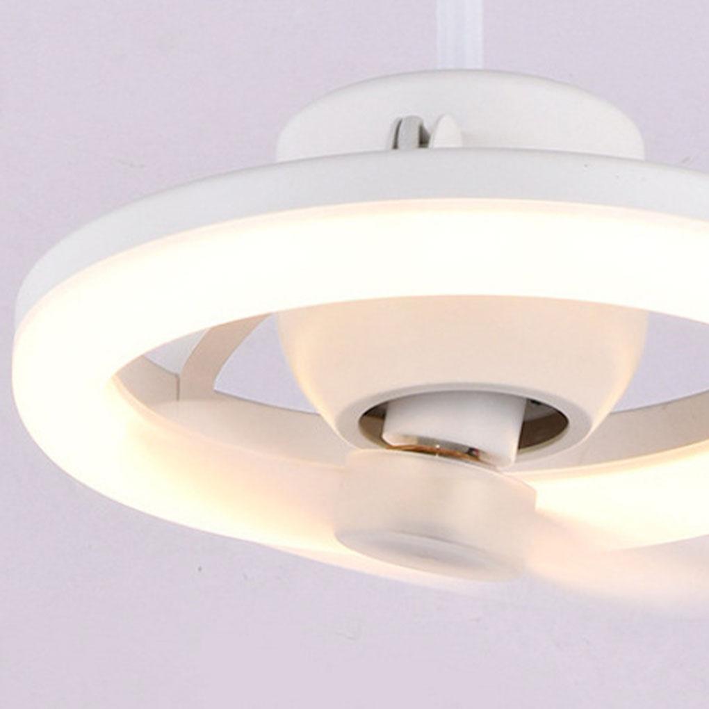 Elektrischer Ventilator LED Einstellbare Lichthelligkeit Für Zuhause Leiser Friedlicher Ventilator Fernbedienung Kühlung Elektro Als