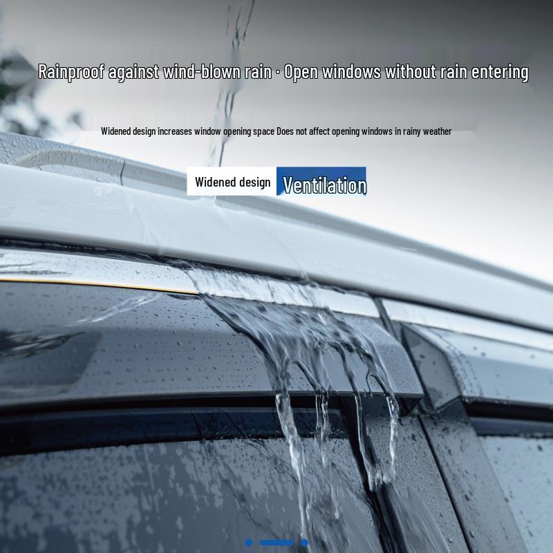 Geely Car Window Rain Shields - Fits Mini, Haoyue, Boyue, Xingyue, and Panda Models.
