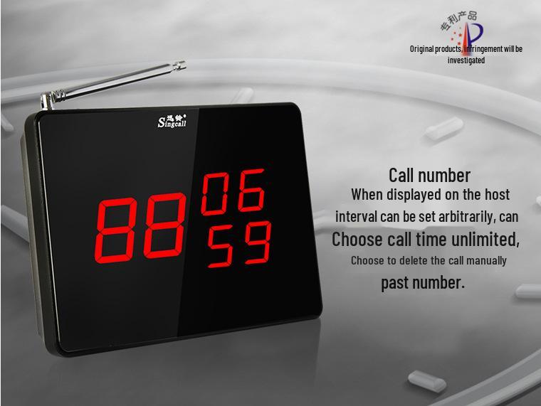 Xunling SC-R10 Wireless Paging System for Restaurants and Hotels