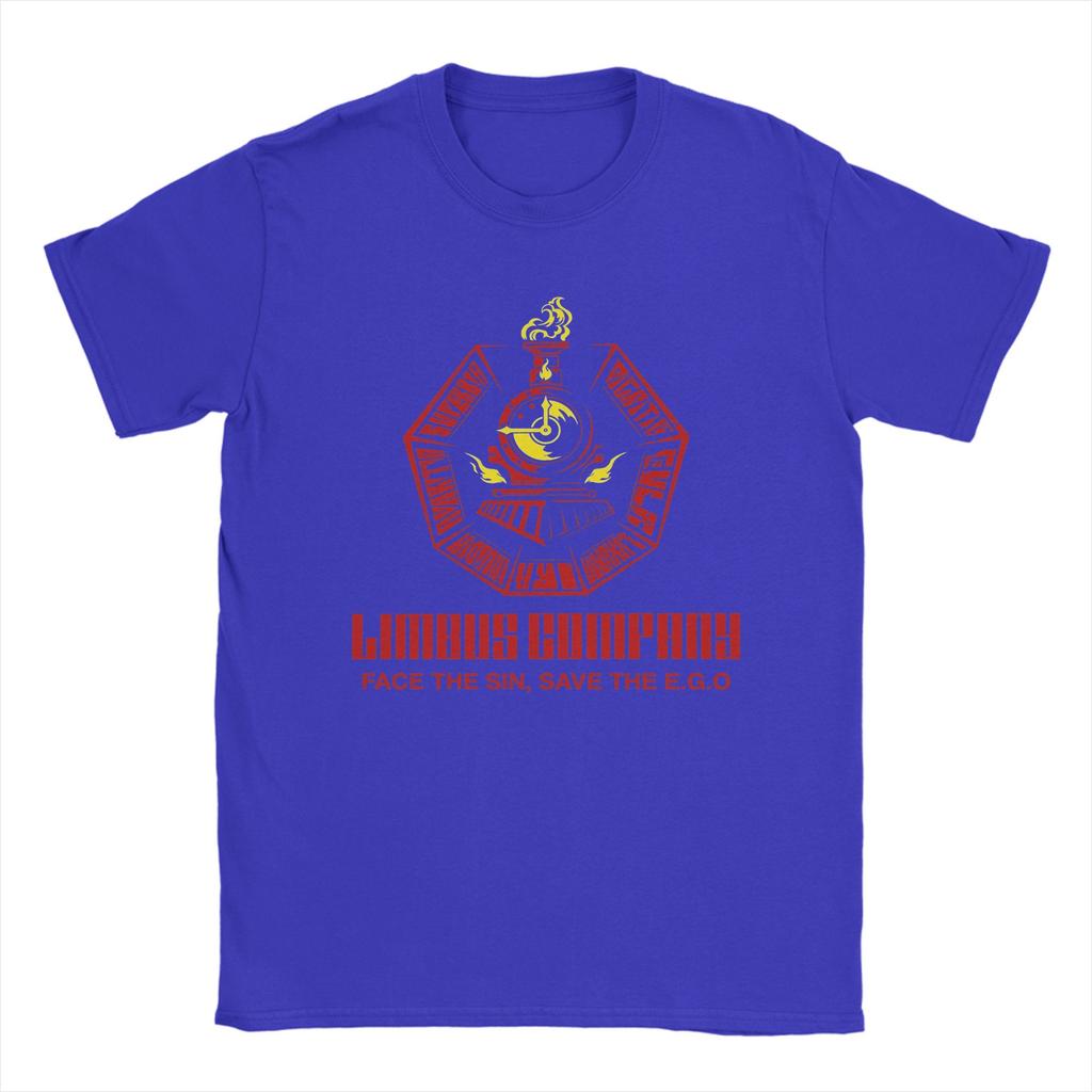 T-shirt Unisex Logo Limbus Company Sin Train Cotone Puro Top Moda Manica Corta Girocollo Maglietta T-shirt da Festa