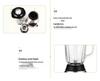 2-in-1 Multifunction Glass Blender & Juicer: Household Food Processor & Baby Food Grinder