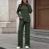 Two Piece Sets For Women Casual Loose Long Sleeve Shirts And High Waisted Drawstring Shorts Tracksuit Fall Outfits