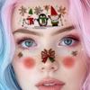 Make-up Gesichtskleber Weihnachten Süße Rouge-Röte Ballkleid Dekoration Lustiger Kreativer Tattoo-Aufkleber