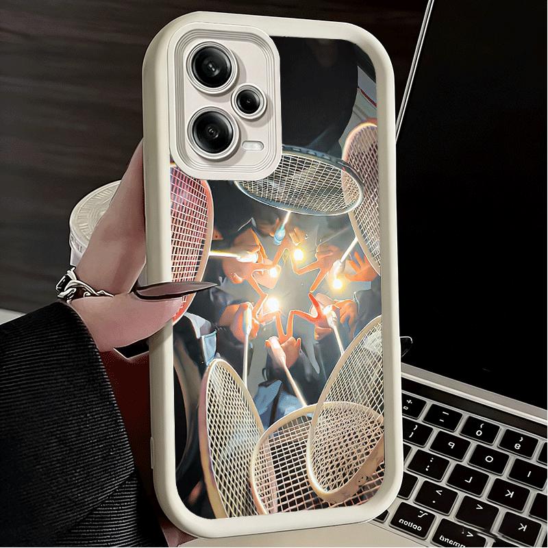 Phone Case for Xiaomi Redmi Note 15 14 13 Pro Plus Badminton Sport Shell 12S 11 11S 11T 5G 14S Soft Silicone Funda