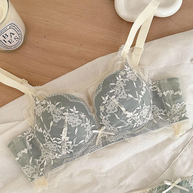 Summer Lace Push-Up Bra for Girls - Hollow Out Design