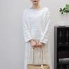 Autumn and Winter New Bead Design Soft Waxy Loose Knitted Sweater Top Sweet Gentle Wind Sweater Pullover Woman
