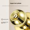 Stainless Steel round Ball Door Knobs Passage Entrance Lock Handle for Bedrooms Living Rooms Hardware Accessories