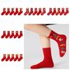 Good Luck Children Red Socks Cartoon Horse Year Red Socks Winter Cotton Sock  New Year Celebration