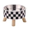 Stainless Steel Elevated Pet Bowls - Cat Dog Food Water Dishes, Raised Feeding Bowls for Pets