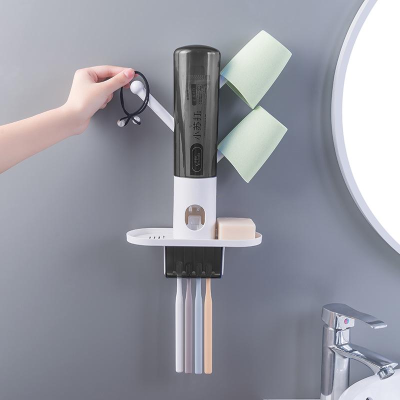 

Новая ленивая автоматическая соковыжималка для зубной пасты моющая модель пары многофункциональная зубная щетка стеллаж без пробивки бесследная паста
