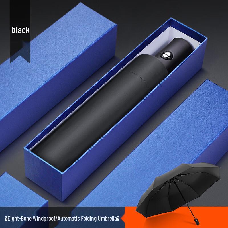 Customizable Automatic Retractable Umbrella Gift Set