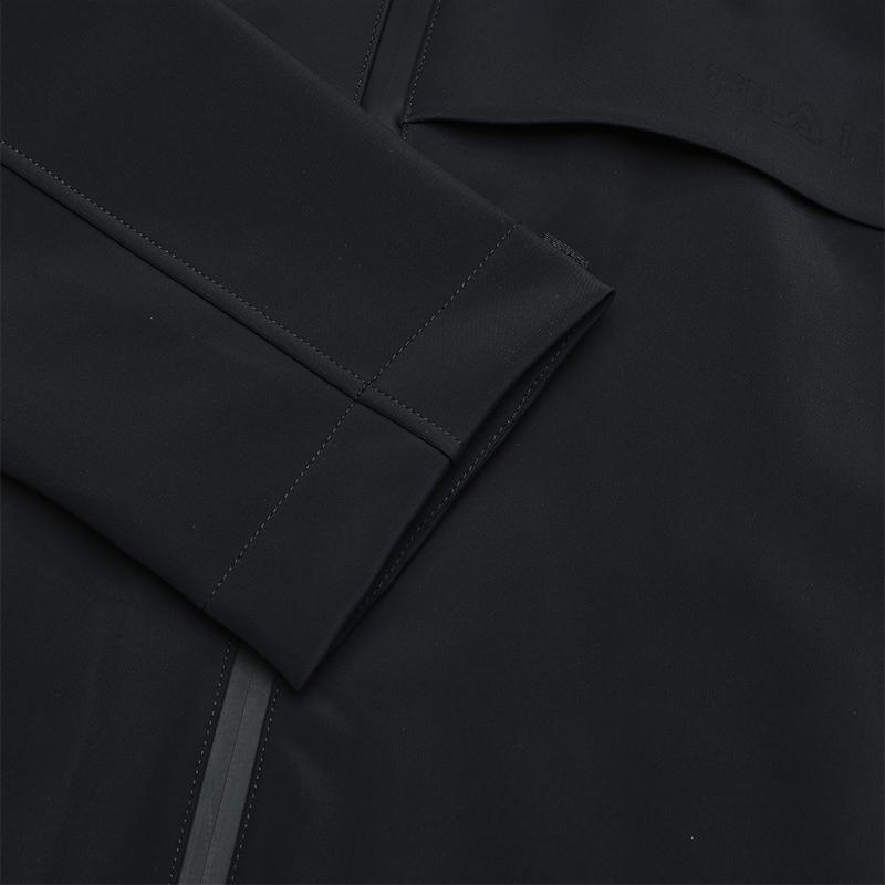 Men's FILA Jackets Men's Jet Black Hooded Moderate Other