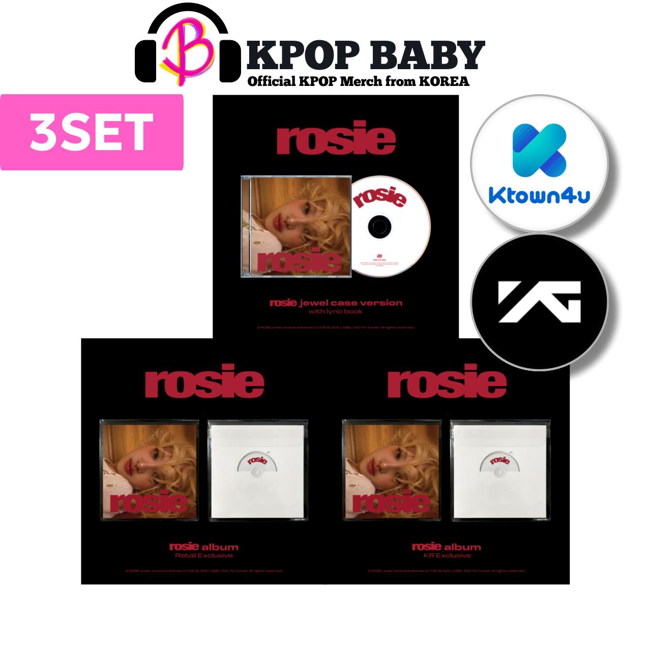 

[Предварительный заказ] (3 компл.) ROSÉ первый студийный альбом rosie NO POB