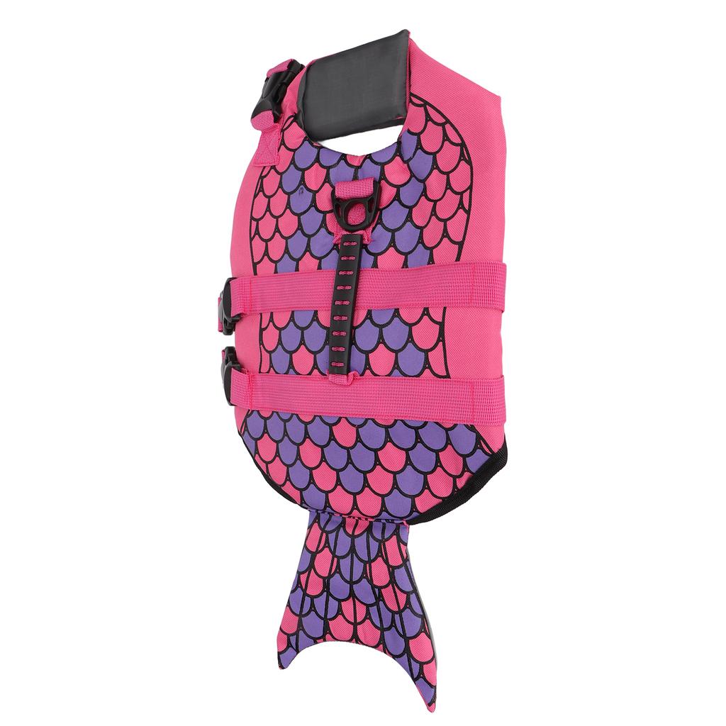 Dog Life Jacket Safety Adjustable Protective Pet Floatation Life Vest with Handle for Swimming and