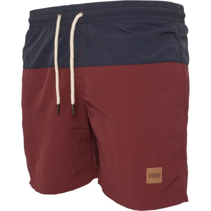 Short De Bain - Urban Classics - BLOCK - 100% Nylon - Doublure Polyester - Athlétique