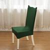 Household Elastic One-piece Hotel Dining Table and Chair Back Cover European Fabric Seat Cover Chair Stool Cover Dining Chair Cover