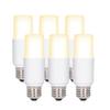 T-shaped LED bulb, E26 base, 6.7W, equivalent to 60W, warm white, 1099lm, omnidirectional, replaces EFD15 compact fluorescent lamps, compatible with