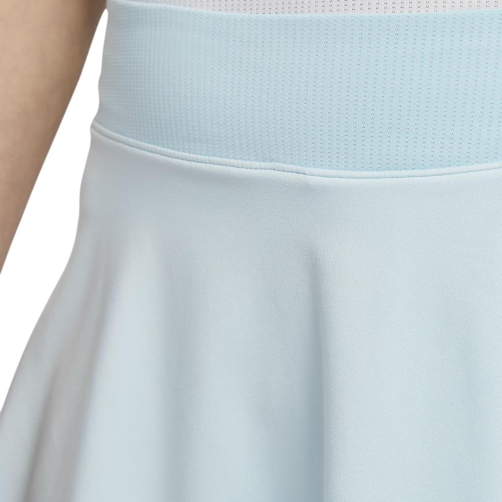 Nike Court Dri-Fit Logo Print Elastic Outdoor Casual Skirt Women Bottoms Glacier-Blue DH9553-474