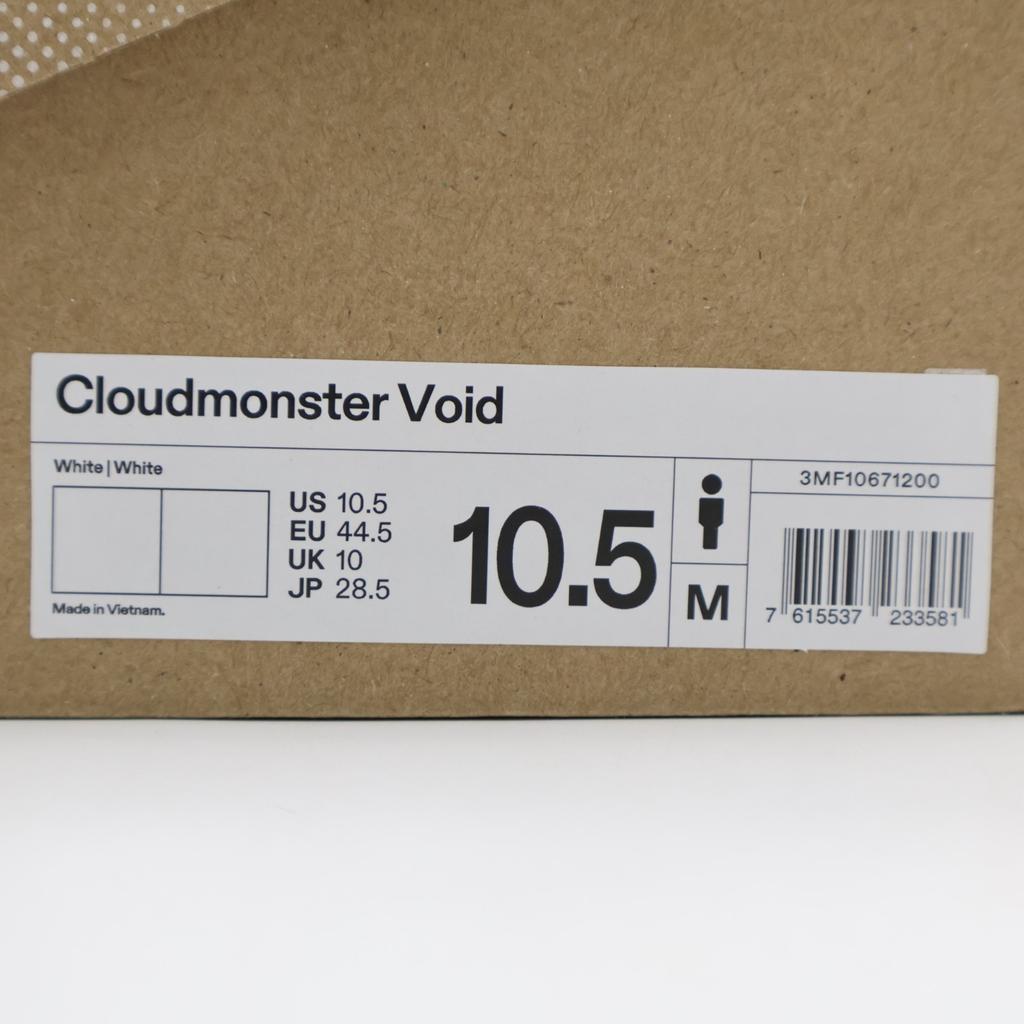 3MF10671200 On Cloudmonster Void White (Mężczyźni)
