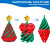3D Printed Spiral Christmas TreeToy Dual Color Swirl Cone Creative Stress Relief Gift for Kids Home Decoration Xmas Holiday Gift