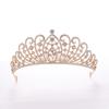 European and American Bride's Crown Alloy Rhinestone High End Crown Wedding Dress Headwear Accessories