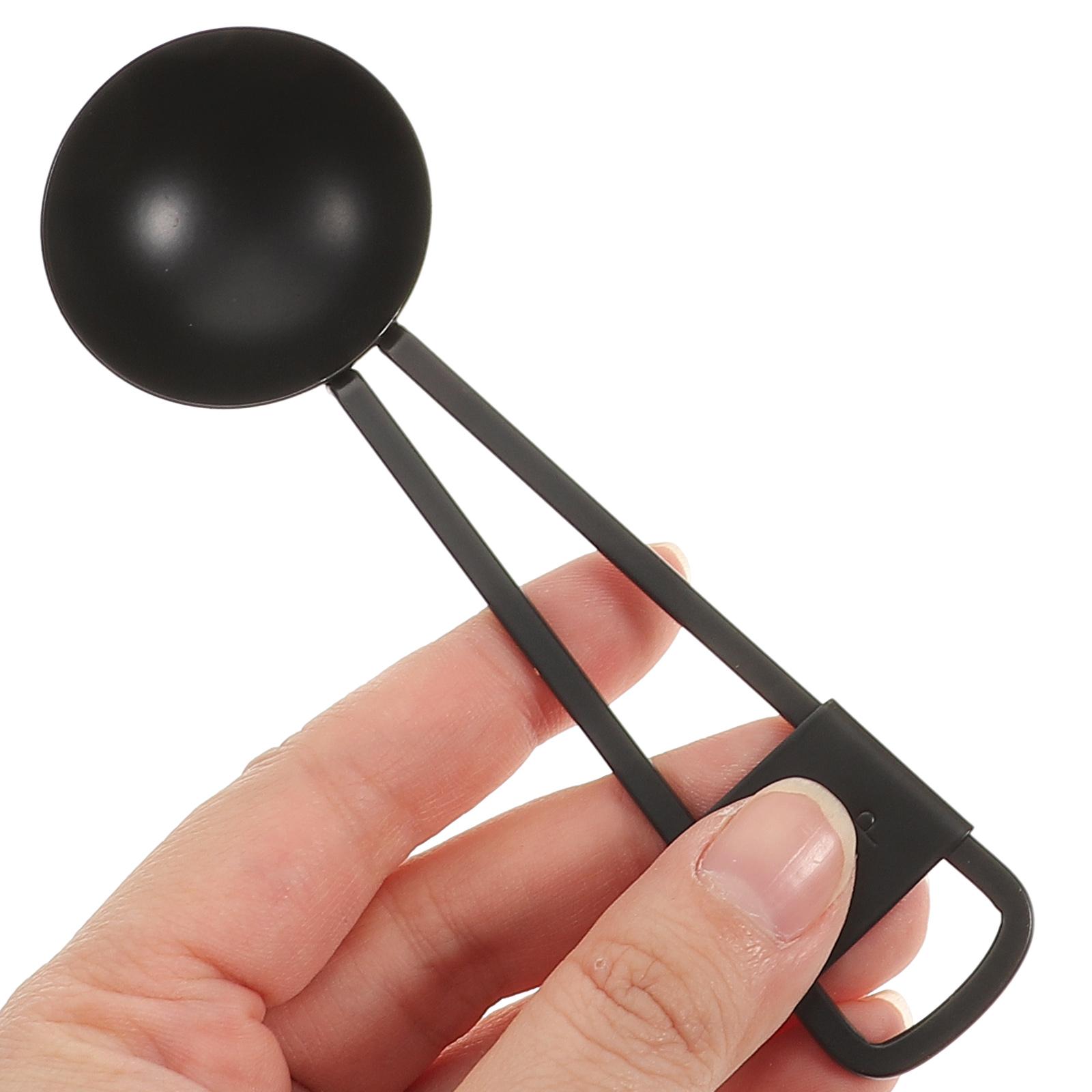 

5 шт. черных мерных ложек из нержавеющей стали, кухонный инструмент для выпечки, для точного измерения ингредиентов чёрный