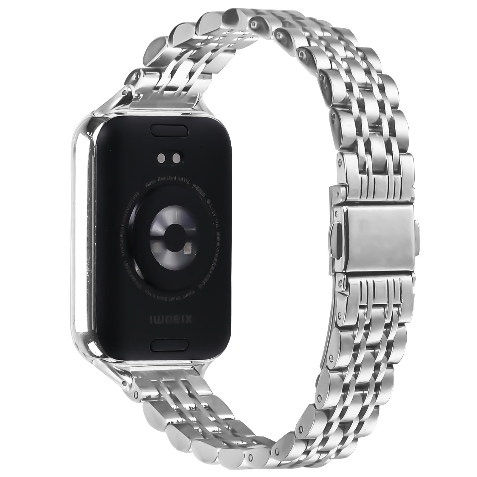 

For Xiaomi Redmi Watch 5/Watch 4 Band Slim 7-Bead Stainless Steel Watch Strap
