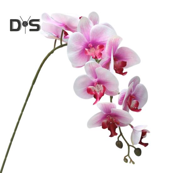 Яркие цвета, искусственная орхидея-бабочка, не требующая полива, красивая искусственная орхидея-бабочка ручной работы