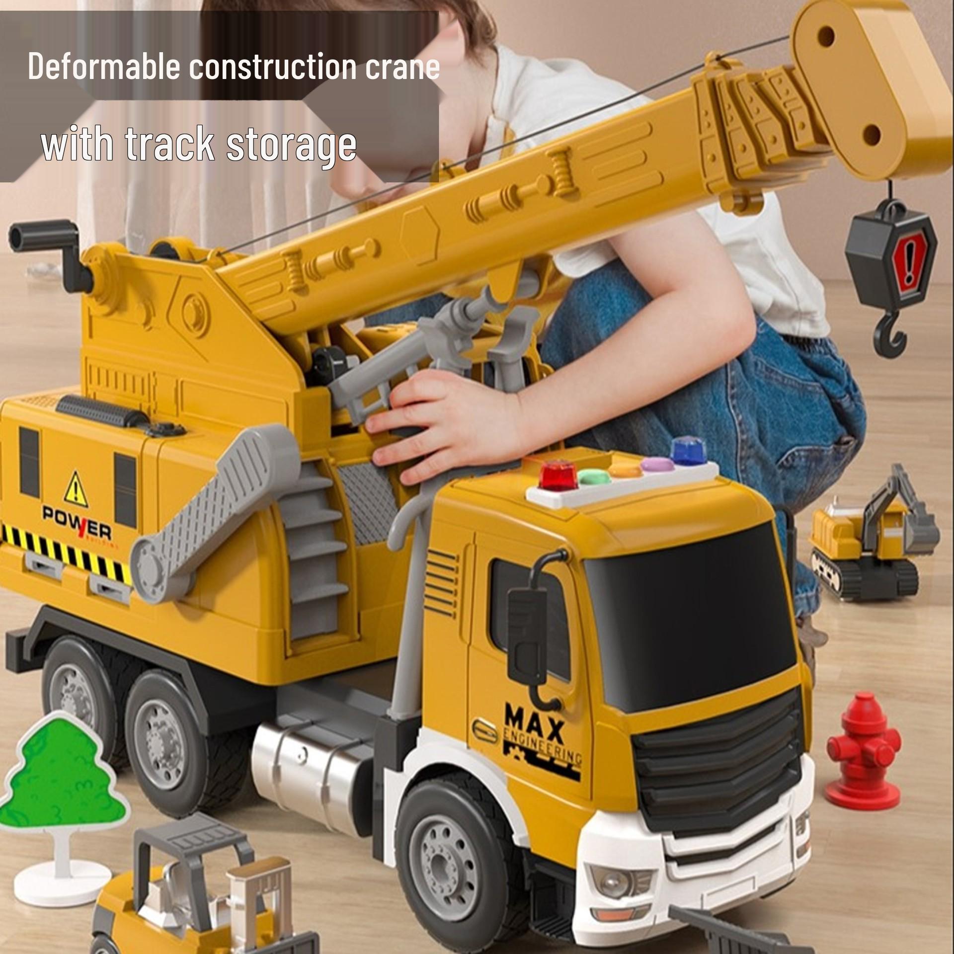 

XL Inertial Crane Scene Set with Small Vehicle & Story Music