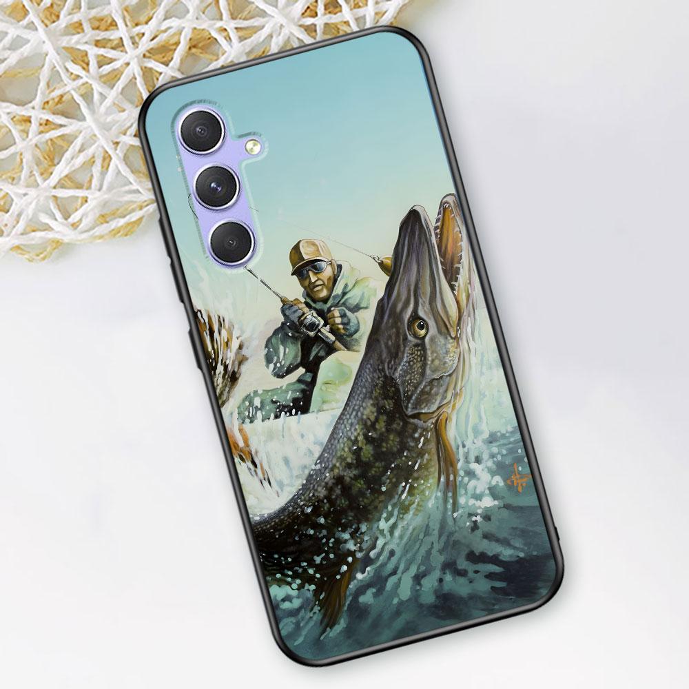 Trout Fish Fishing Case for Samsung Galaxy A51 A53 A54 A31 A52 A12 A13 A21s A22 A32 A11 A22 A33 A41 A52s A73 A14 TPU Phone Cover