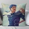 Lancer Anime Game Ffate Pillow Case Fashion Square Pillowcase Bedroom Sofa Room Ins Decoration Leisure