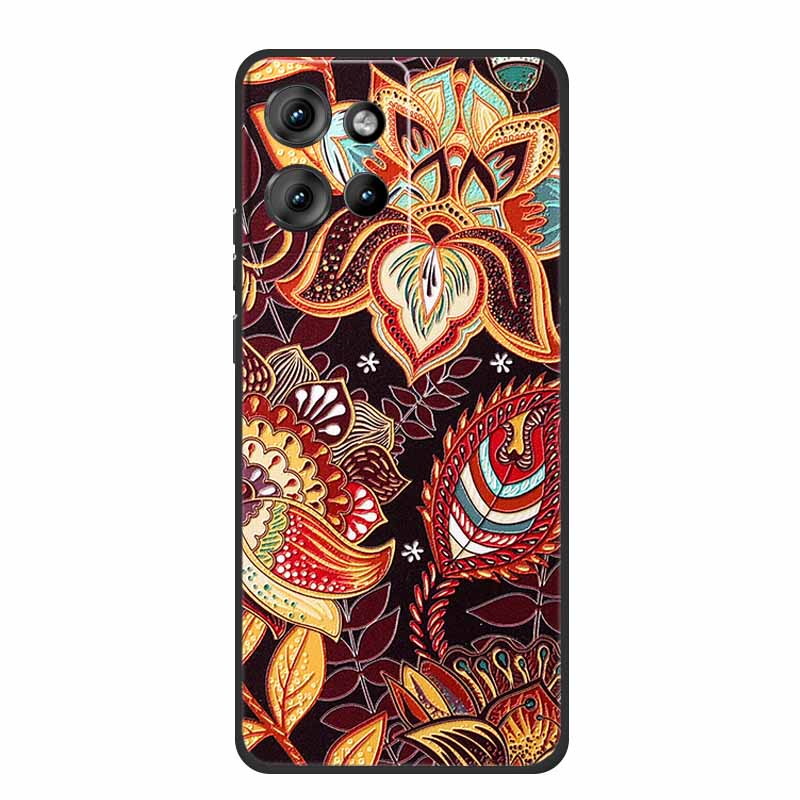 3D Emboss Case For Motorola Edge 50 Neo S50 G75 G15 Power Edge 60 Stylus Fusion Phone Case Shockproof Silicone Soft Back Cover