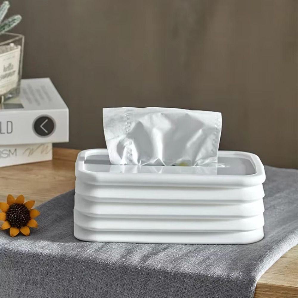 Silicone Tissue Storage Box Creative Towel Dispenser Portable Car Paper Case  Kitchen