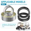 Rear Axle Bearing Bushing & Oil Seal Kit for Club Car DS & Precedent 1986-2014 Electric Golf Cart OEM 1011291 1014207 1013794