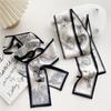Pingjiao New Style Spring And Autumn Professional Decoration Versatile Small Silk Scarf Women'S Scarf Narrow Long Hair Strap Tie Bag Belt