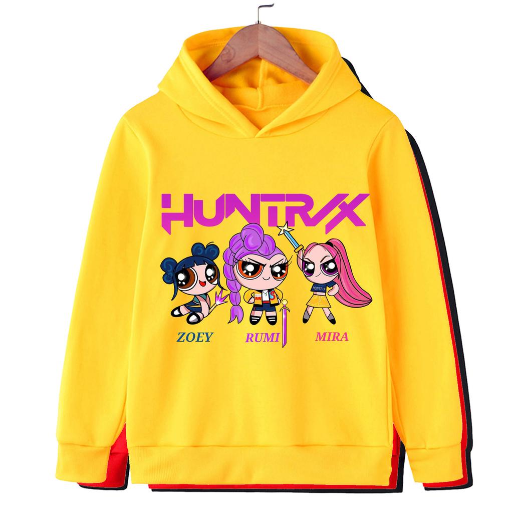 Kpop Devil Hunter Children's Clothing: Comfortable, Fashionable and Trendy Children's Sports Hoodies for Boys and Girls